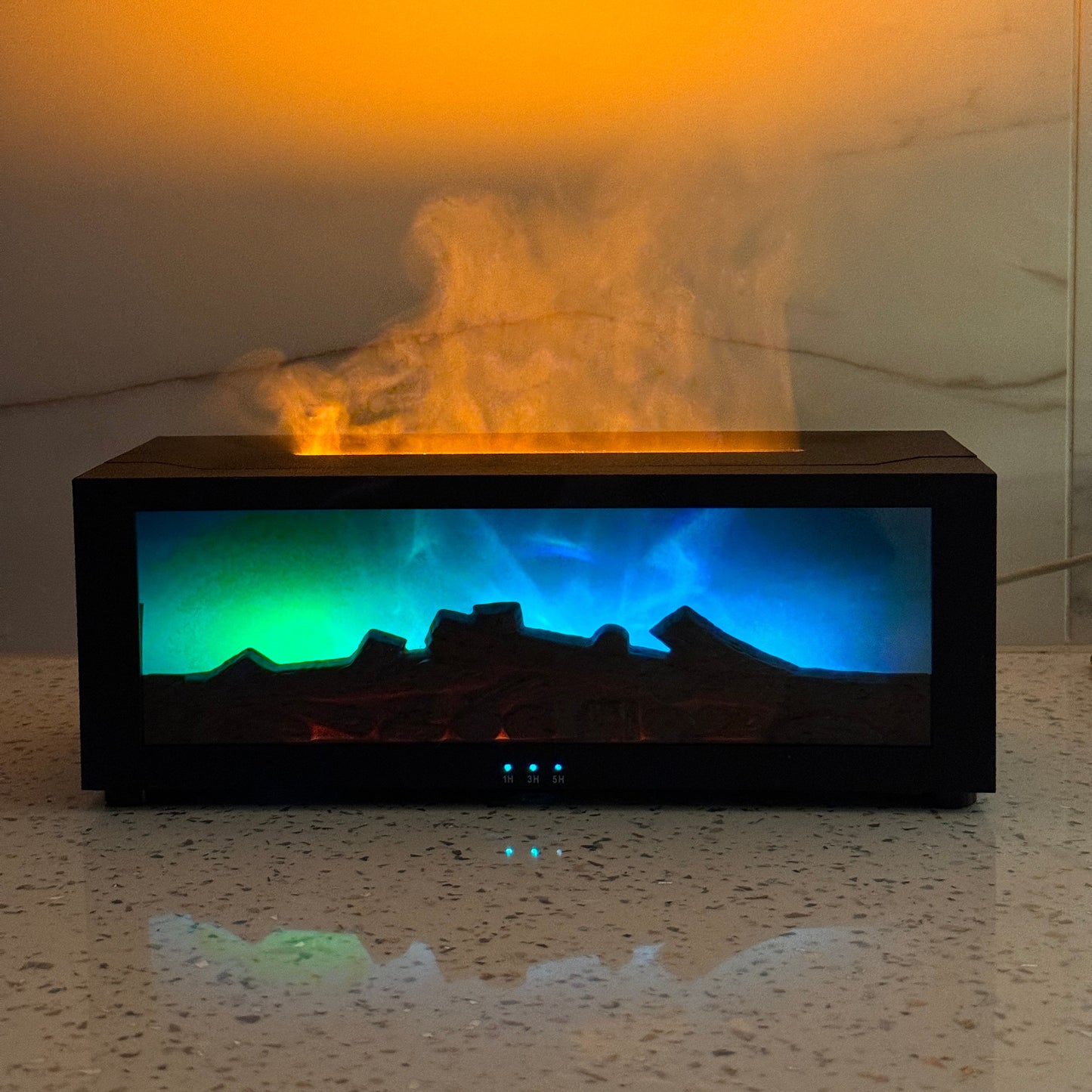 7-Color Flame Aroma Diffuser